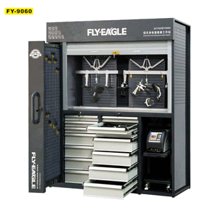 Armoire <span class=keywords><strong>de</strong></span> rangement professionnelle en aluminium FY-9060 pour outils <span class=keywords><strong>de</strong></span> maintenance, capacité 800 kg, station <span class=keywords><strong>de</strong></span> réparation rapide <span class=keywords><strong>de</strong></span> carrosserie pour le bricolage - Product Image 1