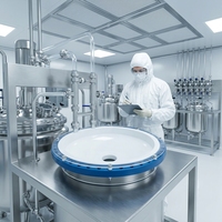 Réacteur chimique industriel avec revêtement en PTFE, couvercle en acrylique transparent, réservoir de réaction mobile, cadre robuste, certifié ISO 9001