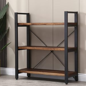 Wooden Multi Layer Storage Rack 80x30x90cm Durable Standing <b>Shelf</b> For Living Room <b>Bedroom</b> Kitchen Bookshelf - Product Image 2