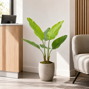 Arbre artificiel Strelitzia Hyper-réaliste, Arbre du <span class=keywords><strong>paradis</strong></span>, Haute qualité, 90 cm, Résistant <span class=keywords><strong>au</strong></span> feu, Emballage KD, Luxe, Pour aménagement paysager, Anniversaire - Product Image 1