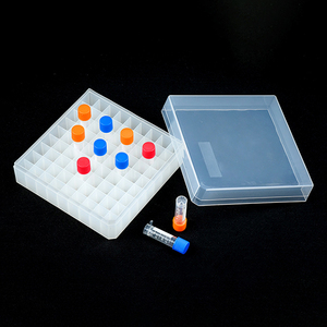 Boîte de congélation en plastique pour cryovials de laboratoire, 50, 81 ou 100 puits, pour cryovials de 1,8 ml et 2 ml, conteneur de stockage - Product Image 2