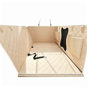 Housse de siège auto pour chien, hamac, coussin de siège auto pour animaux de compagnie, pour siège arrière, fond rigide, imperméable, extenseur de siège arrière, antidérapant - Product Image 4