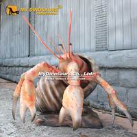 Modèle d'animal animatronique MyDino AA086 Parc sous-marin Crabe ermite