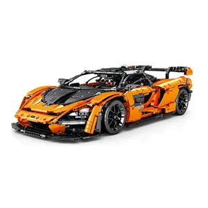 McLaren Senna บล็อกโมเดล1:10 3629ชิ้น,บล็อคของเล่นตัวต่อรถแข่งซูเปอร์รถแข่งของเล่นใช้งานได้กับ Technic Legoing RC