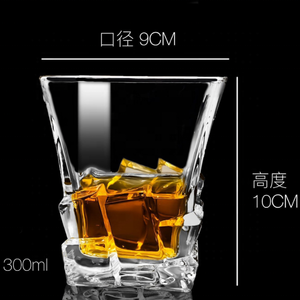 Copo de vidro uísque de cristal sem chumbo, 300ml, copo de vinho, copo de água para bar, restaurante, casa - Product Image 5