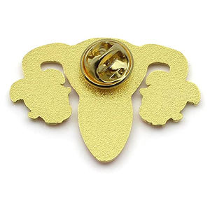 Il nuovo caldo in fiore utero femminile diritti riproduttivi diritti delle donne in metallo spilla gioielli regali personalizzato femminista utero smalto Pin - Product Image 4