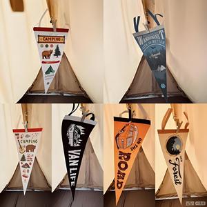 Custom Factory Direct Sales 10*10 Inch Digital Printed Satin Pennant Anti-Wrinkle Outdoor Use Tranquil <strong>Prayer</strong> <strong>Flag</strong> - Product Image 6