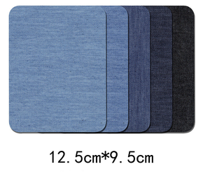 25/20/5 PCS 데님 패치 DIY 다리미 데님 팔꿈치 패치 수리 바지 진 의류 바지 배지 의류 재봉 직물 - Product Image 6