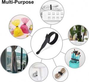 Cinta Adhesiva de Doble Cara Ecológica Personalizada, Bridas para Cables de Poliéster/Nylon con Adhesivo Fuerte, Reutilizables y Lavables - Product Image 6