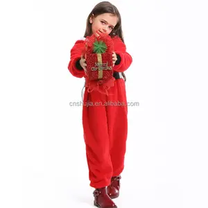 Weihnachts kleidung Korallen samt Kinder rot Stram pler nach Hause Kinder kleidung Farbe Kleidung Weihnachts kleid