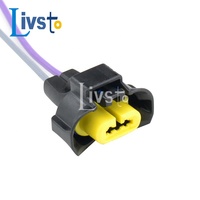 Konektor Otomatis 2 Pin untuk Lampu Kabut Mobil, Konektor Lampu Depan DJ7029T-3.5-21