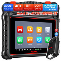 Herramienta de Diagnóstico para Autos MaxiCOM MK900BT, Sistema Completo Universal OBD2, Limpiador de Inyectores de Combustible Eléctrico