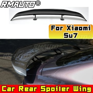Aileron de coffre arrière de voiture aspect carbone, pièce de modification pour Xiaomi Su7, style ultra, accessoires de voiture - Product Image 2