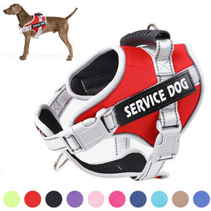 Rompi anjing reflektif, Harness anjing tanpa tarik, rompi anjing reflektif, nyaman, Harness hewan peliharaan dapat disesuaikan, dengan pegangan untuk berjalan di luar ruangan - Product Image 2