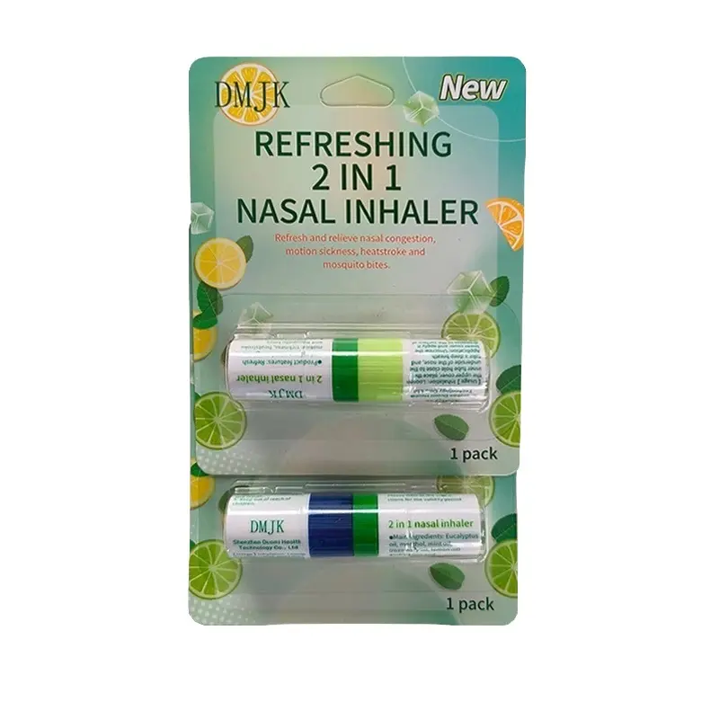 Mint Breathing Stick for Driving Plastic Nasal Inhaler for Revitalization