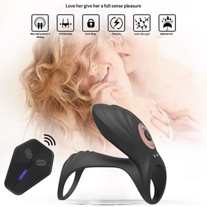 Locking Ring 10 Frequency <b>Vibration</b> Wireless Remote Control Couple Shared Trainer Adult Sex Wholesale Adult Toys - Product Image 3