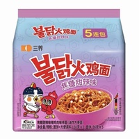Nouvel Arrivage Nouilles Instantanées Coréennes 140g Ramen Caramel Doux & Épicé Nouilles Épicées Snacks aux Céréales Snacks Asiatiques