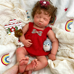 Bebés Reborn de Silicona, Gemelos de Silicona con Cabello, Boca Abierta para Chupete, Aptos para Baño, Muñecos Flexibles con Sensación Realista - Product Image 3