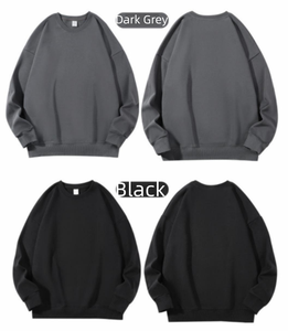 Sweat-shirt épais en molleton bouclette 380g pour jeunes garçons et filles, pull vierge en gros, fabricant de sweats à logo personnalisé - Product Image 6