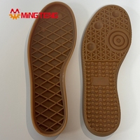 Mingteng MT-0002 Semelle de chaussure décontractée personnalisée en TPR marron, antidérapante, résistante à l'usure, durable, de qualité supérieure, accessoires pour la fabrication de chaussures 1