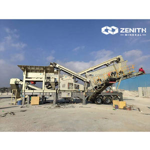 Construção Construção Construção Maquinaria Móvel Esmagamento Planta Cascalho Triturador Rocha Solo Batendo Máquina - Product Image 6