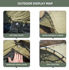 Camping en plein air randonnée imperméable <span class=keywords><strong>toile</strong></span> Ripstop tissu Portable Swag <span class=keywords><strong>tente</strong></span> - Product Image 3