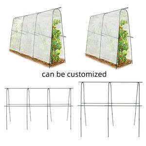 Serre tunnel de jardin haute en polyéthylène avec structure métallique, facile à assembler et écologique pour la culture de légumes et la protection des tomates - Product Image 3