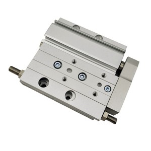 Cylindre pneumatique à glissement de précision SMC MXF8 MXF12 MXF16 MXF20, double action, profil mince - Product Image 3