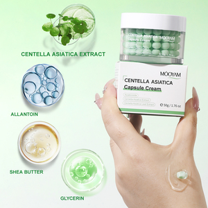 Crème faciale en capsules de <span class=keywords><strong>Centella</strong></span> Asiatica personnalisée en gros, hydratante, anti-rides, réparatrice et éclaircissante - Product Image 4