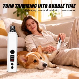 Machine de toilettage pour pattes de chien 8000/9500 tr/min, 2 vitesses, écran LED, rechargeable par USB, équipement de toilettage pour chien, Peluquera Canina - Product Image 6
