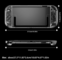 Coque de protection rigide pour PC, kit de protection 5 en 1 pour Nintendo Switch 2, étui transparent pour Switch Oled, coque pour Switch2, console NS2