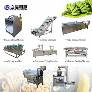 สายการผลิตกล้วยฉาบอัตโนมัติ Baixin ความจุ 300 กก./ชม. พร้อมระบบทำความร้อนหลายเชื้อเพลิงด้วยสแตนเลส 304 ประสบการณ์กว่า 20 ปี - Product Image 1