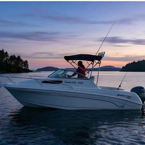 Bateau de pêche compact 2026 de 4,9 m en fibre de verre pour moteur hors-bord 90 CV, 5 places, certifié CE - Product Image 2