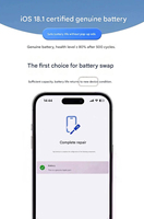 Batterie de diagnostic sans soudure pour 13 Pro, 3095 mAh, 0 cycle, 100 % de santé, sans pop-up, en stock, CE RoHS FCC