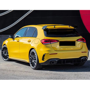 Diffusore Posteriore Stile A35 in PP Nero Lucido, Parti Esterne Auto per Mercedes Benz W176 <span class=keywords><strong>Classe</strong></span> <span class=keywords><strong>A</strong></span> <span class=keywords><strong>AMG</strong></span> 2013-2018 - Product Image 2