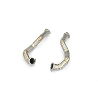 MPER pour Porsche Cayman Boxster 718 GT4 RS Downpipe en titane, son d'échappement agressif, amélioration des performances, Plug and Play