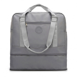Sac de voyage pliable et imperméable à roulettes, grande capacité, léger, pour la gym, style décontracté, avec fermeture éclair, idéal pour le week-end - Offre Spéciale - Product Image 5