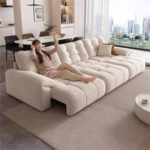Lit trois places Cloud, double usage, pour petit appartement, télécommande intelligente, rétractable, style droit, salon, style 24198 Desi - Product Image 5
