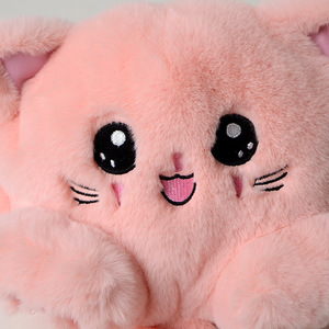 Nouveau Sac Bandoulière en Peluche Tendance - Sac à Bandoulière Arc-en-ciel Chat pour Femme, Sac <span class=keywords><strong>de</strong></span> Téléphone Portable en Fourrure Mignon, Pochette Féminine - Product Image 5