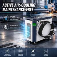 Machine de soudage laser industrielle 1500W refroidie par air, prix usine, avec alimentation par fil de 0,8 à 2,0 mm