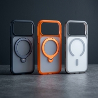 360 ° Coque de téléphone antichoc magnétique avec support rotatif pour iPhone 18 17 Pro Air, vente en gros, personnalisation usine ODM