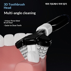 Brosse à dents manuelle coréenne à trois faces pour adultes, poils souples, soin des <span class=keywords><strong>gencives</strong></span>, nettoyage domestique, emballage carton haut de gamme, authentique - Product Image 2