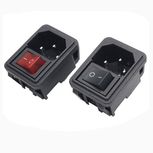 10A 250V 3Pin IEC320 C14 Inlet Module <b>Plug</b> <b>With</b> <b>Switch</b> Male Power - Product Image 4