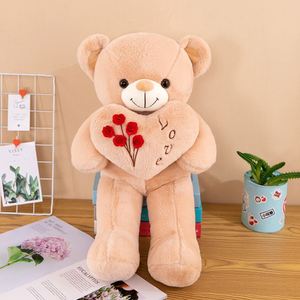 Wholesale Silk Ribbon Teddy <b>Bear</b> <b>Cute</b> Large Stuffed Animal Toy Valentine's Day Big Love Teddy <b>Bear</b> Plush Girlfriend Gift - Product Image 4