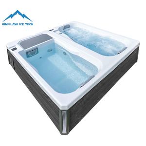 Bak Terapi Panas Dingin Akrilik Dual 0 Derajat dengan Unit Pendingin Pemanas 1.5HP Terintegrasi Untuk Hotel Spa Gym Pemulihan - Product Image 1