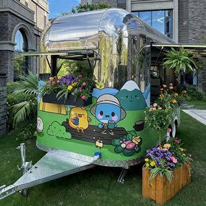 Custom Stainless Steel & Aluminum <b>BBQ</b> Food Trailer with Candy Station - Product Image 5