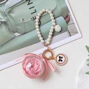 Llavero de Rosa Preservada de Gran Venta, Colgante Floral con Caja de Regalo Premium, Accesorios de Decoración para Bolsos de Moda con Bonificación Gratuita - Product Image 2