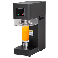 Vente chaude Commercial Automatique En Plastique Bocal De Boisson Bouteille Scellant Intelligemment Conserve Bière Bulle Thé Papier Utilisation Commerciale