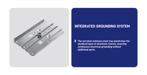 Sistema de Montaje Estructural de Aluminio para Paneles Solares, Aprobado por FM, de Larga Duració<span class=keywords><strong>n</strong></span>, para Techos Comerciales - Product Image 5