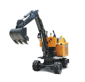 Mini-excavatrice hydraulique JG10S de 1 tonne, mini-excavatrice sur roues compacte, équipement de terrassement pour travaux de <span class=keywords><strong>jardinage</strong></span> et construction légère - Product Image 3